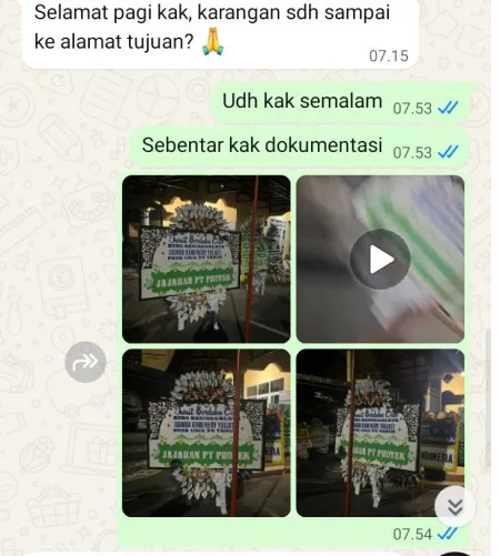 Pengiriman Papan Bunga Selamat Tepus Wetan Kutoarjo