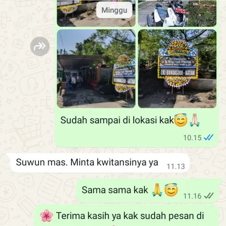 Pengiriman Papan Bunga Duka Tepus Wetan Kutoarjo