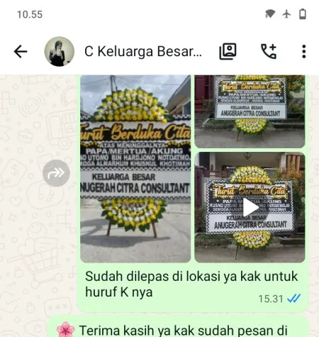 Pengiriman Papan Bunga Duka Tepus Wetan Kutoarjo