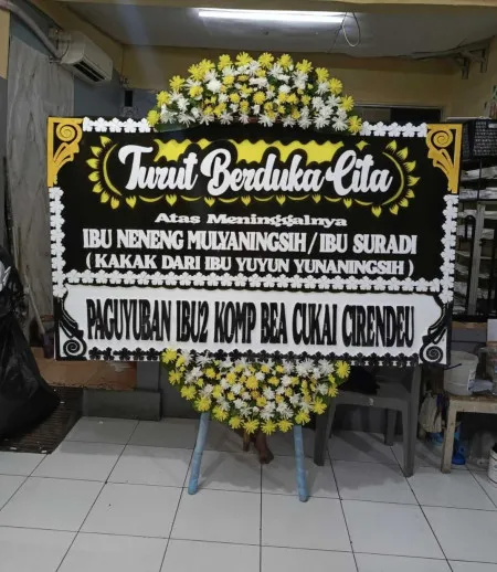 Papan Bunga Duka Tepus Wetan Kutoarjo
